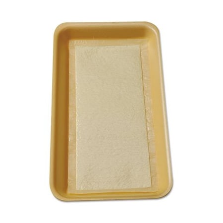 International Tray Pads And Packaging Internatnl, Meat Tray Pads, 6w X 4 1/2d, White/yellow, 1000PK TA1341108